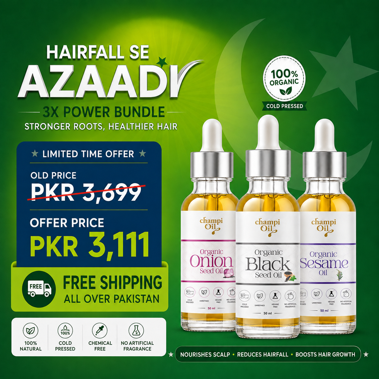 Hairfall Se Azaadi Bundle
