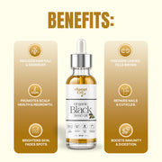Black Seed Oil for stronger-looking hair, scalp nourishment and healthy shine
