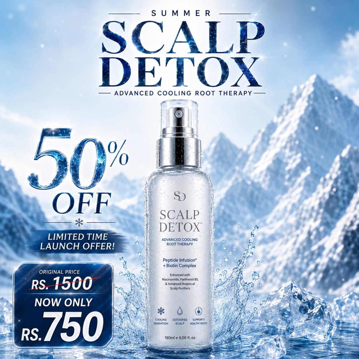 Scalp Detox Advanced Cooling Root Therapy