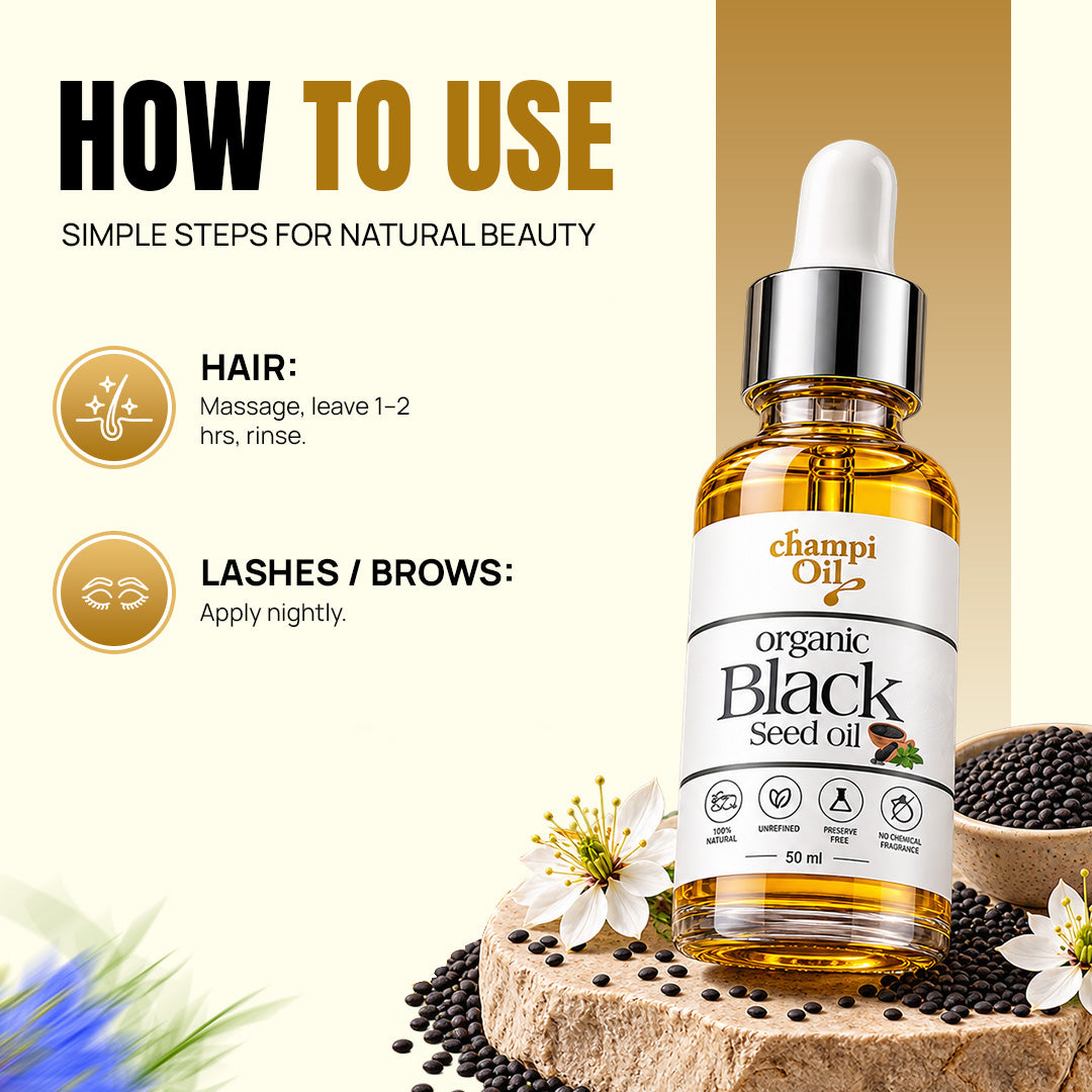 How to use organic black seed oil for hair care