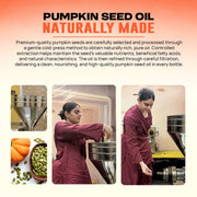 Step-by-step Pumpkin Seed Oil routine for scalp massage and hair nourishment