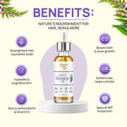 Sesame Seed Oil for stronger-looking hair, scalp nourishment and natural shine