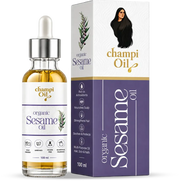 Champi Oil Sesame Seed Oil bottle for natural hair and scalp care